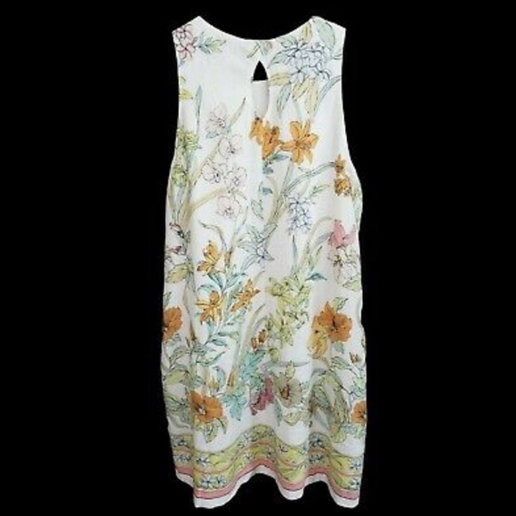 Tommy Bahama Paint By Rumba Linen Shift Dress - Picture 4 of 6